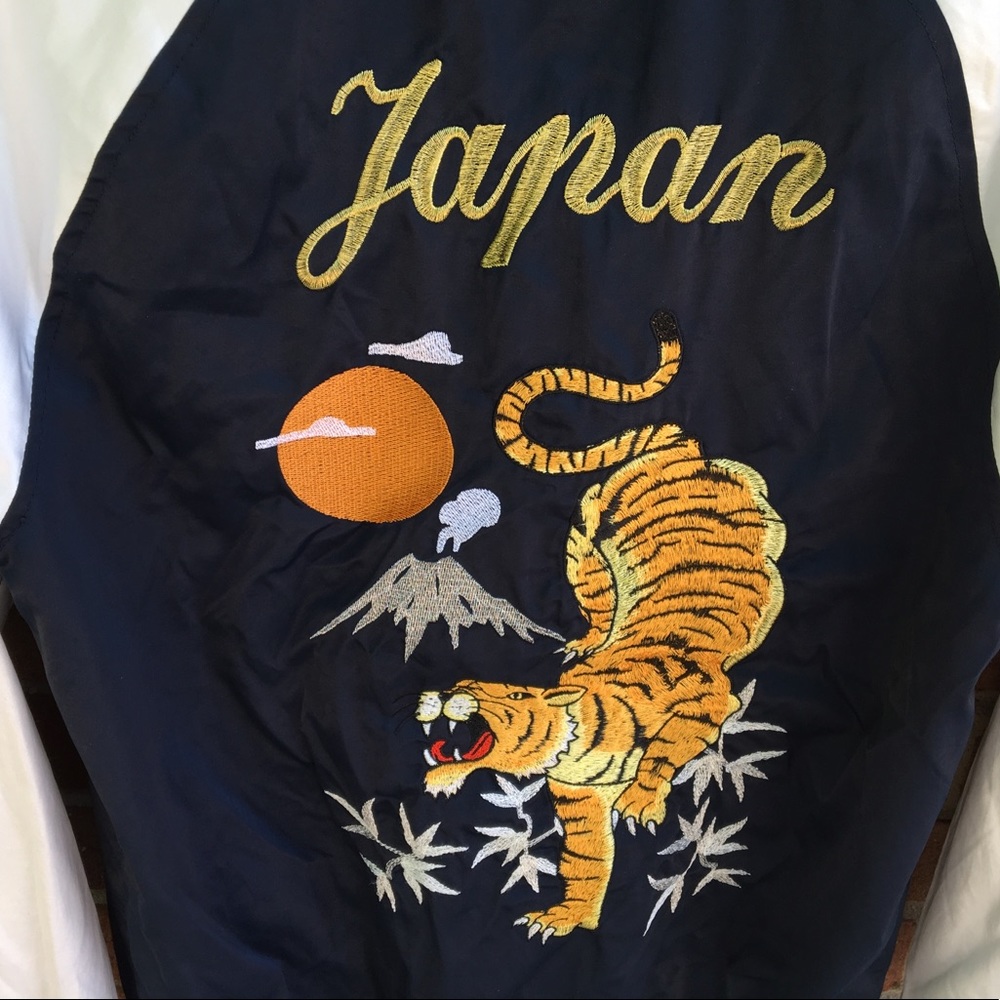 Embroidered Bomber Jacket- Size Medium